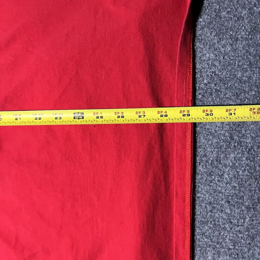 North Face T Shirt Mens XXL Red Logo USA Climbing Hiking Short Sleeve Cotton
